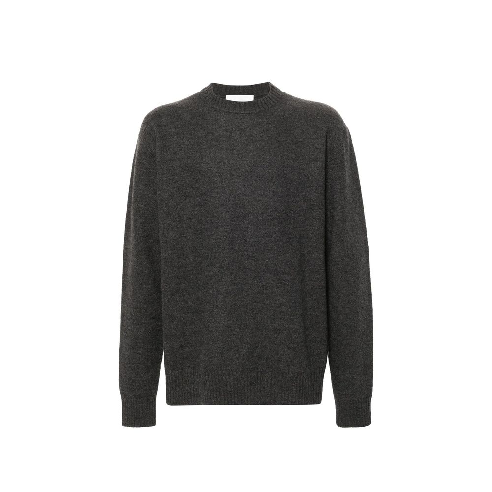 Pull Laine vierge homme gris
