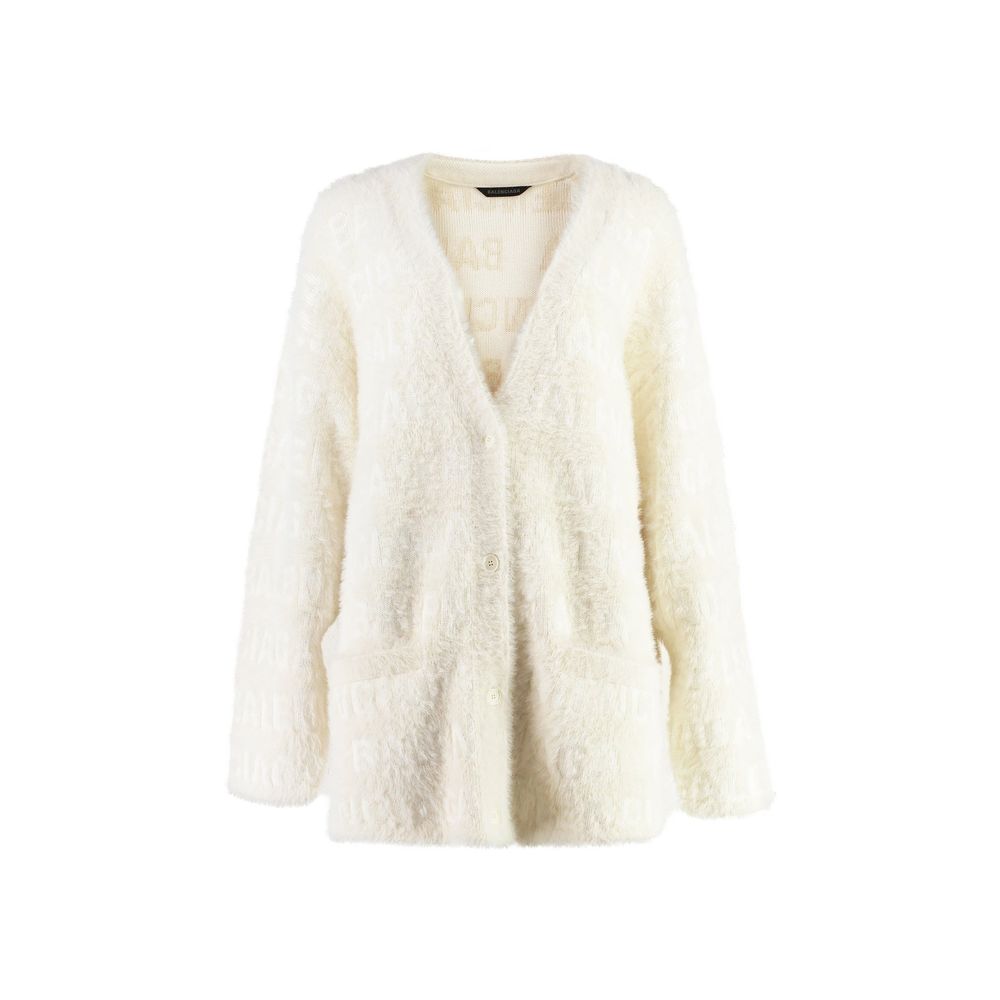 Cardigan Balenciaga en laine multicolore