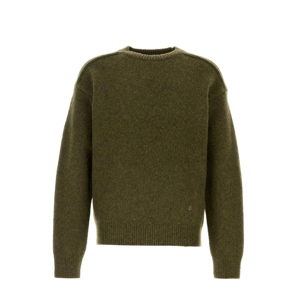 Pull mélange laine et cachemire hommes beige