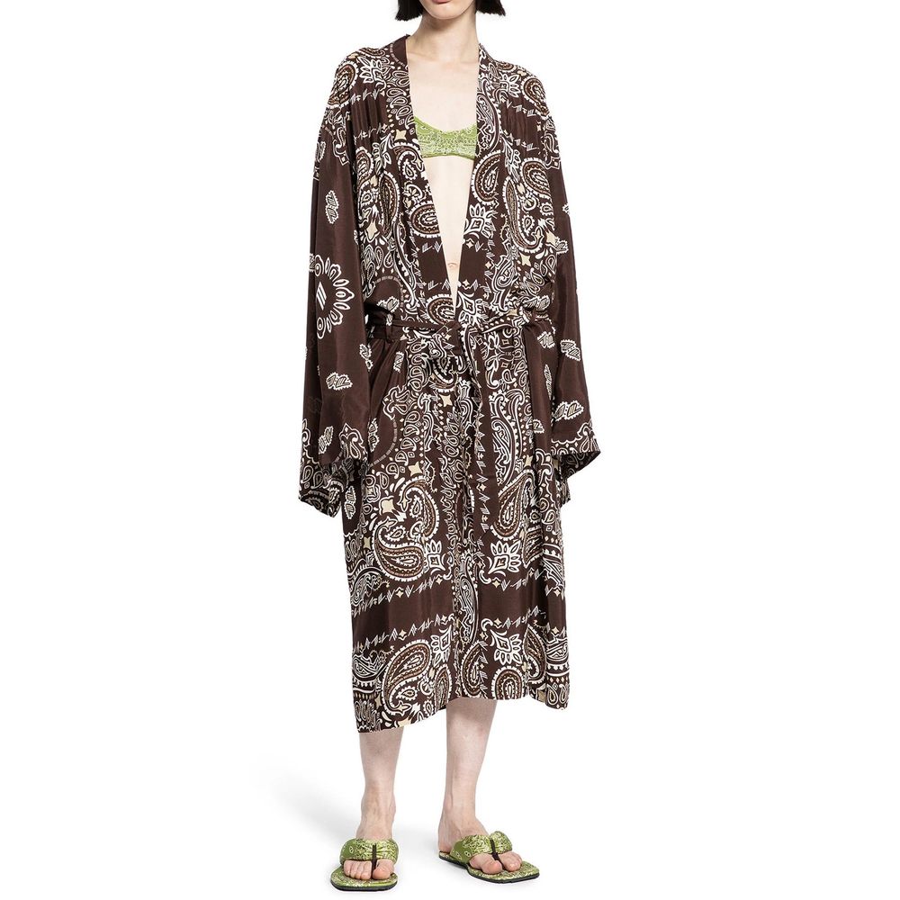 Robe kaftan Marque imprimée paisley multicolore
