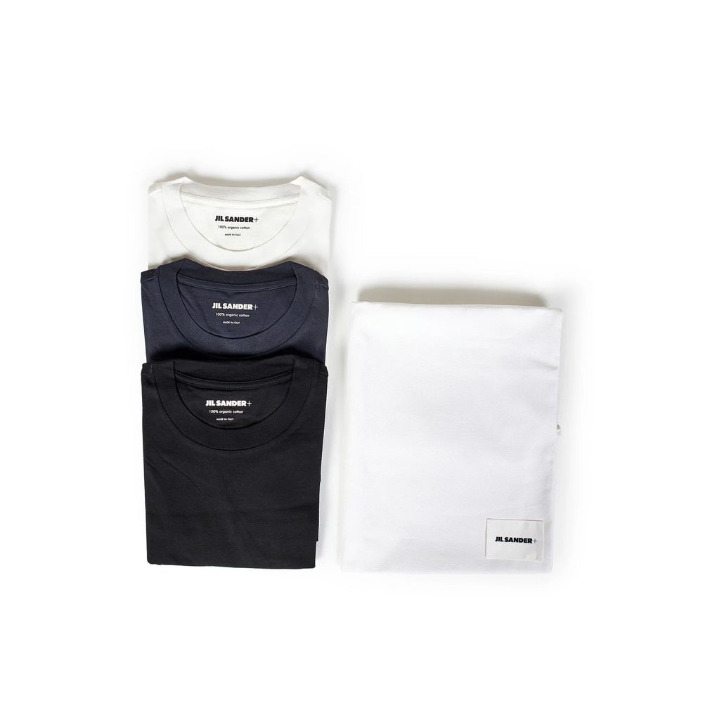 T-shirts Jil Sander+ logo noirs