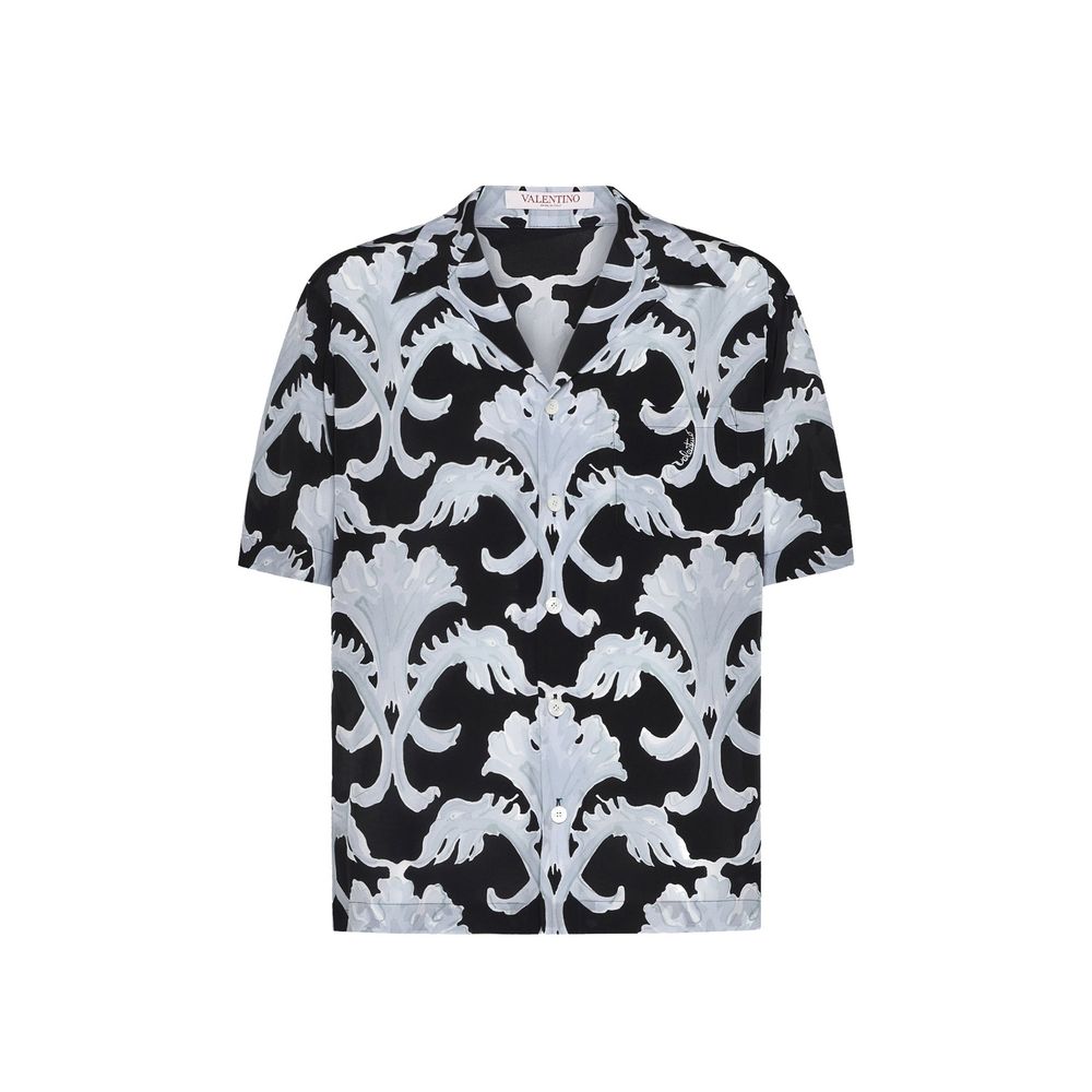 Chemise Garavani Metamorphos en soie multicolore