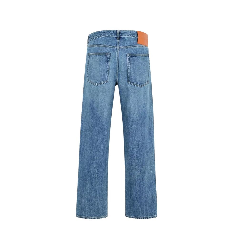 Jeans droit Made in Italy bleus