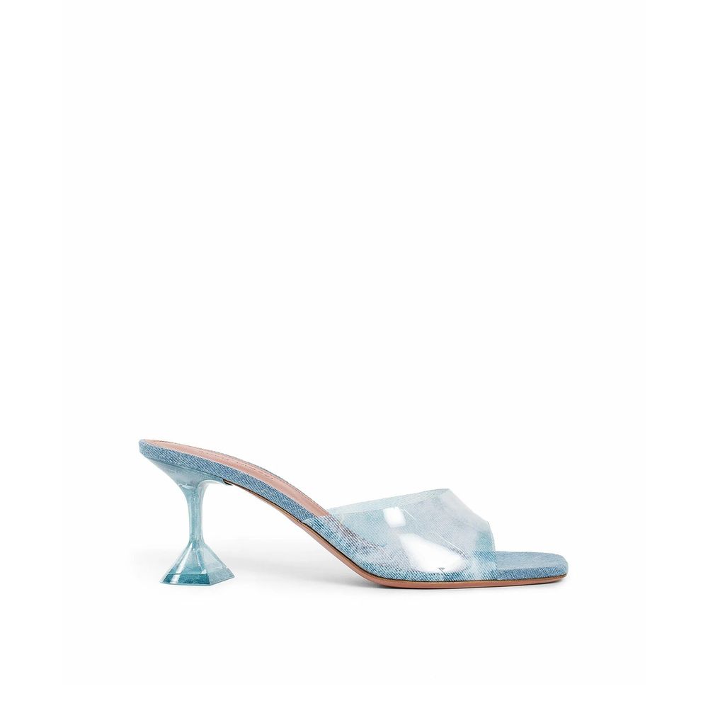 Mules Amina Muaddi Lupita en denim