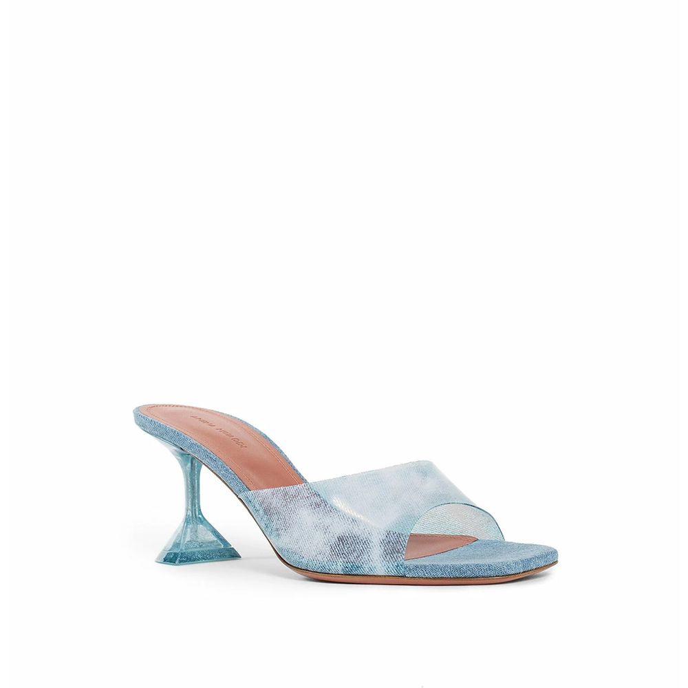 Mules Amina Muaddi Lupita en denim