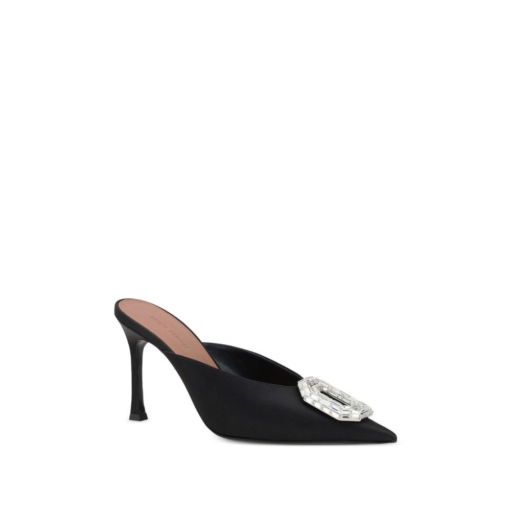 Mules Amina Muaddi Camelia noires