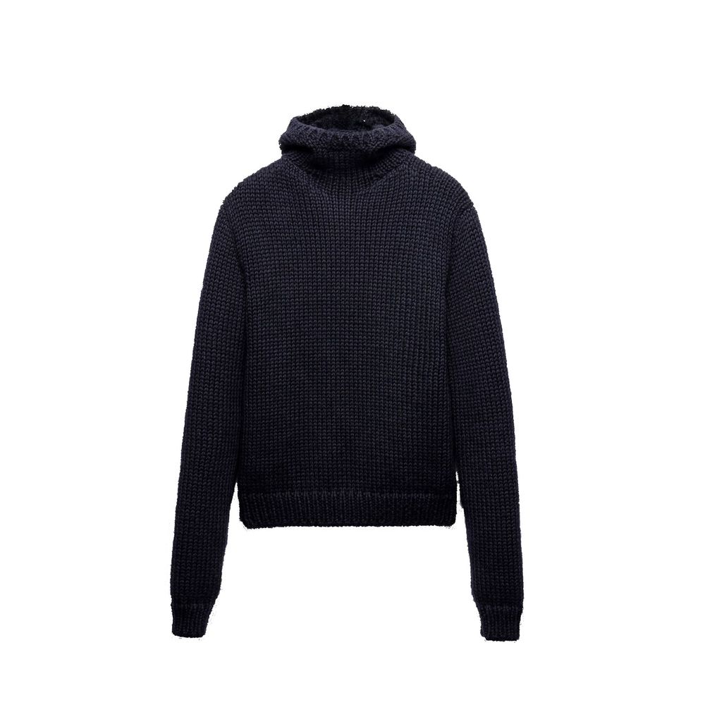 Sweater non identifiable en laine gris
