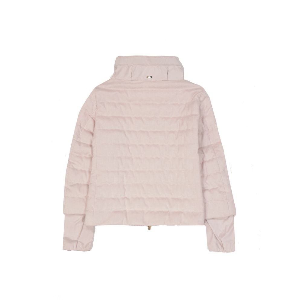 Veste down soie et cachemire italienne noires