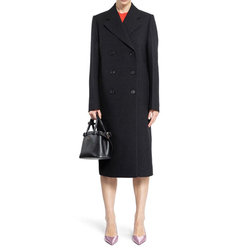 Manteau en laine femme beige