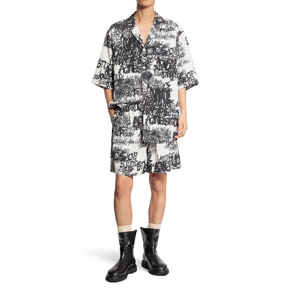 Chemise Acne Studios imprimée graphique