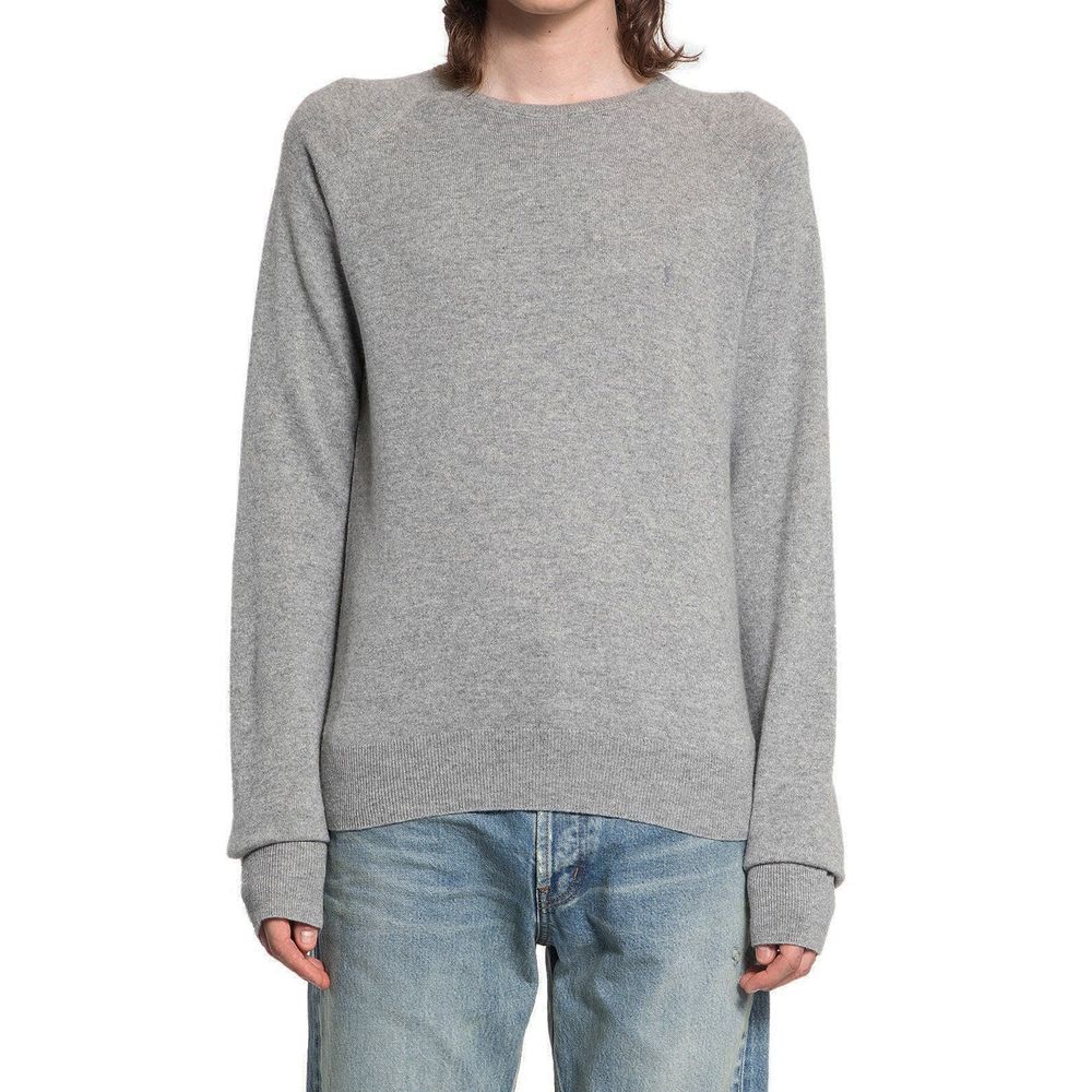 Pull Saint Laurent Cassandre gris