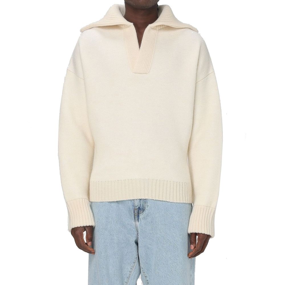 Pull bleu en laine