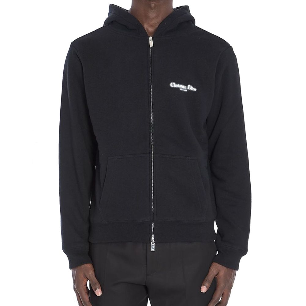 Sweat à capuche Logo hommes noir