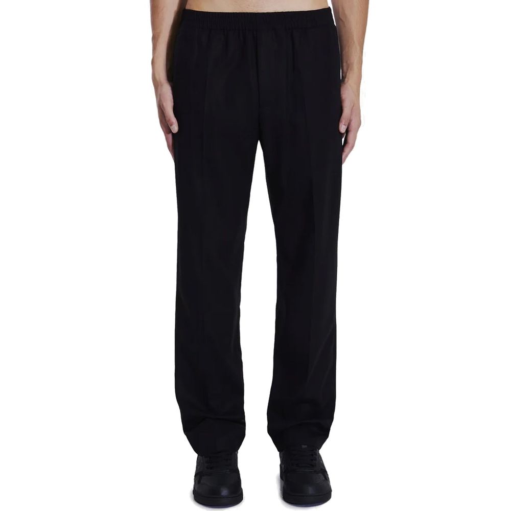 Pantalons de sport 100% coton noirs
