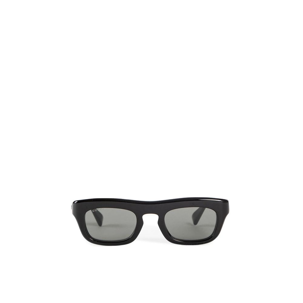 Lunettes de soleil Acetate rectangulaires noires