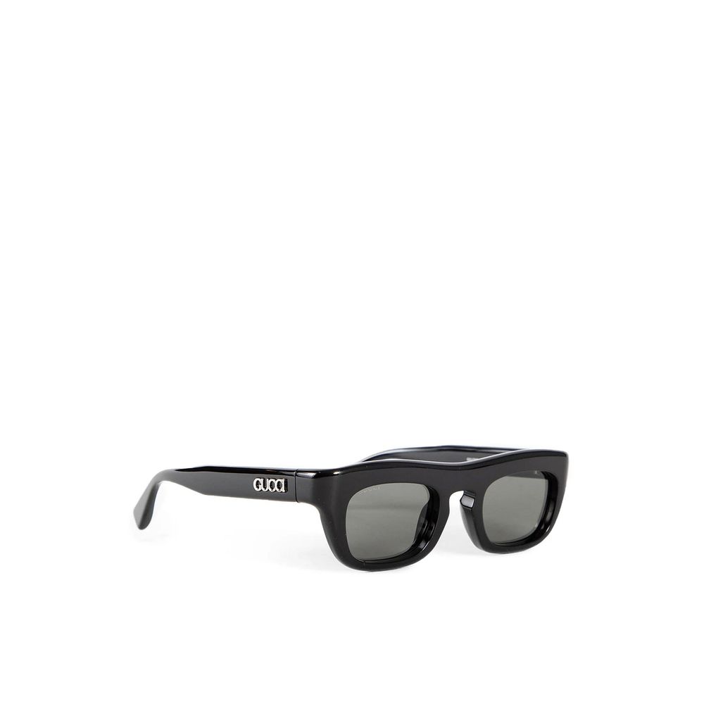 Lunettes de soleil Acetate rectangulaires noires