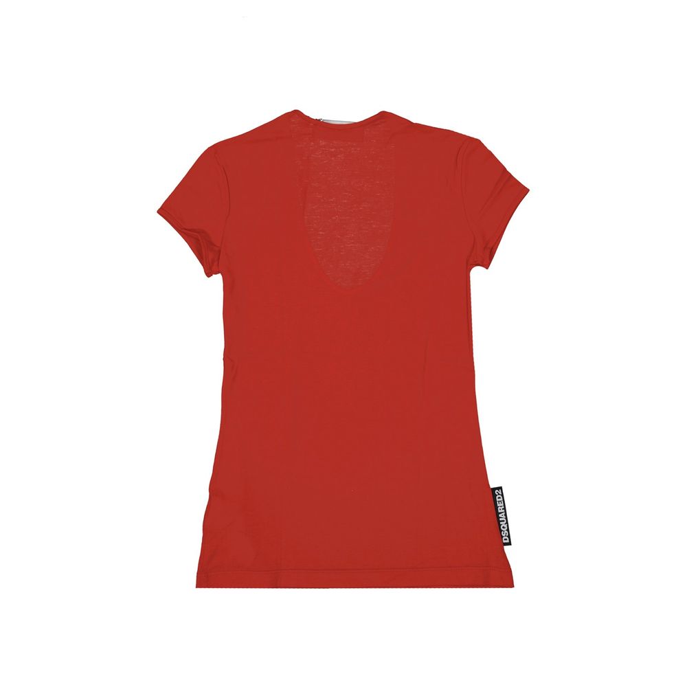 T-shirt Logo Femme italien blanc