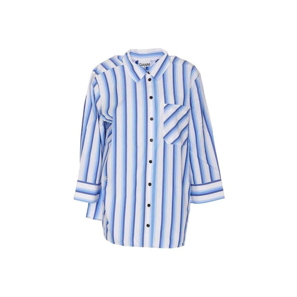Chemise à rayures en coton oversize