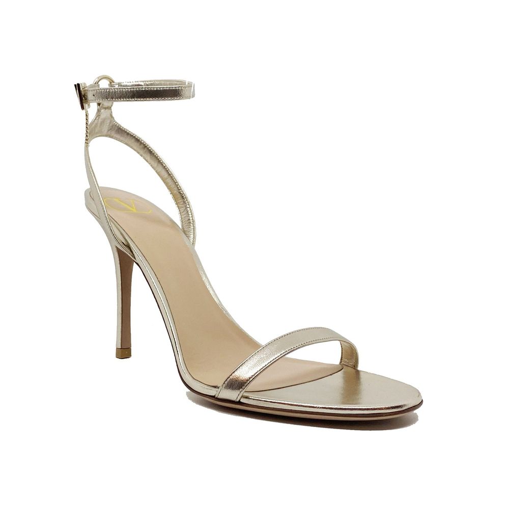 Sandales Valentino en cuir noires