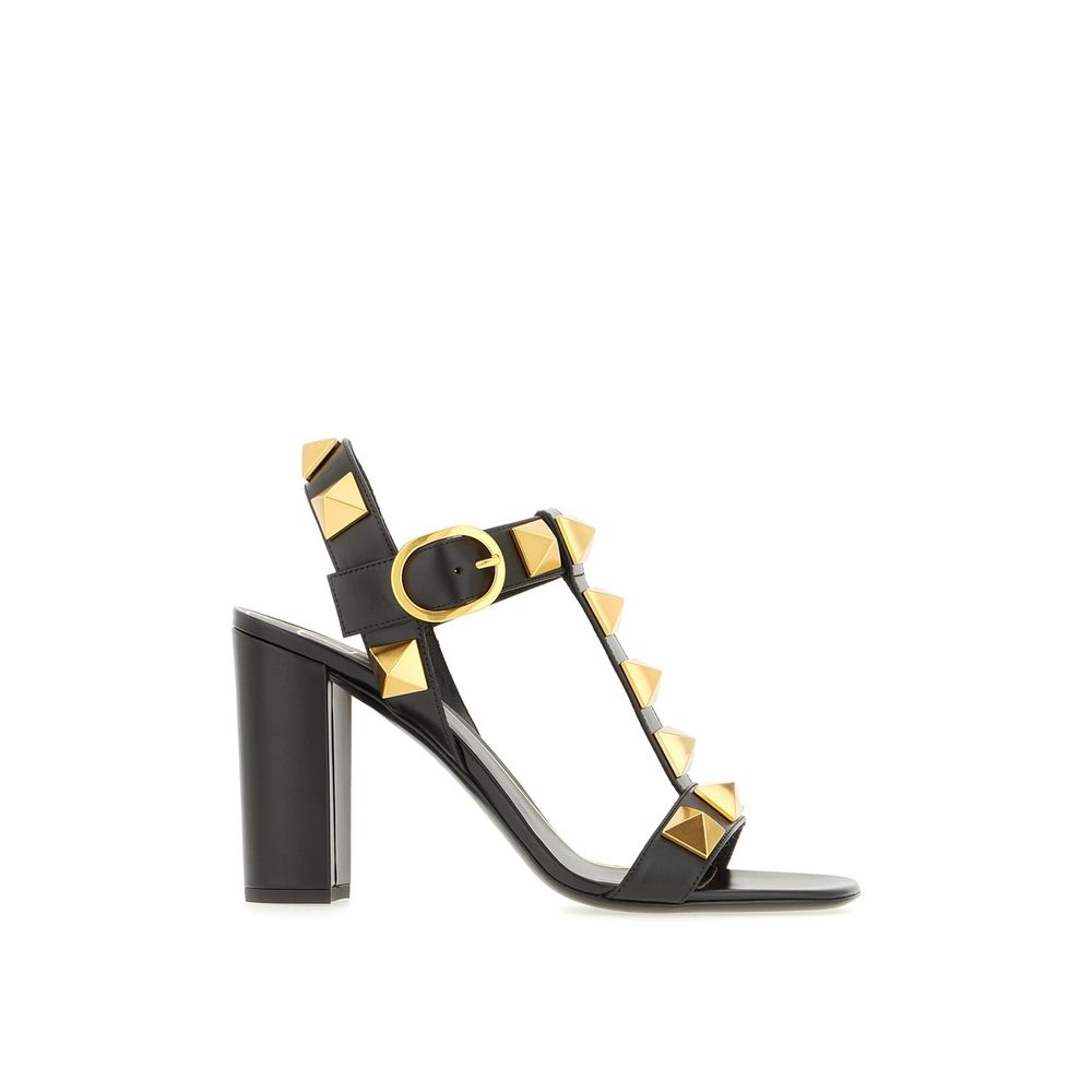 Sandales Roman Stud ouvertes noires