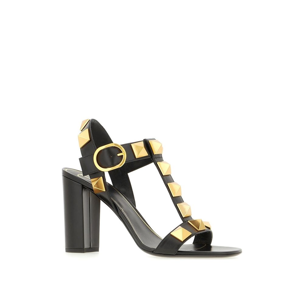 Sandales Roman Stud ouvertes noires
