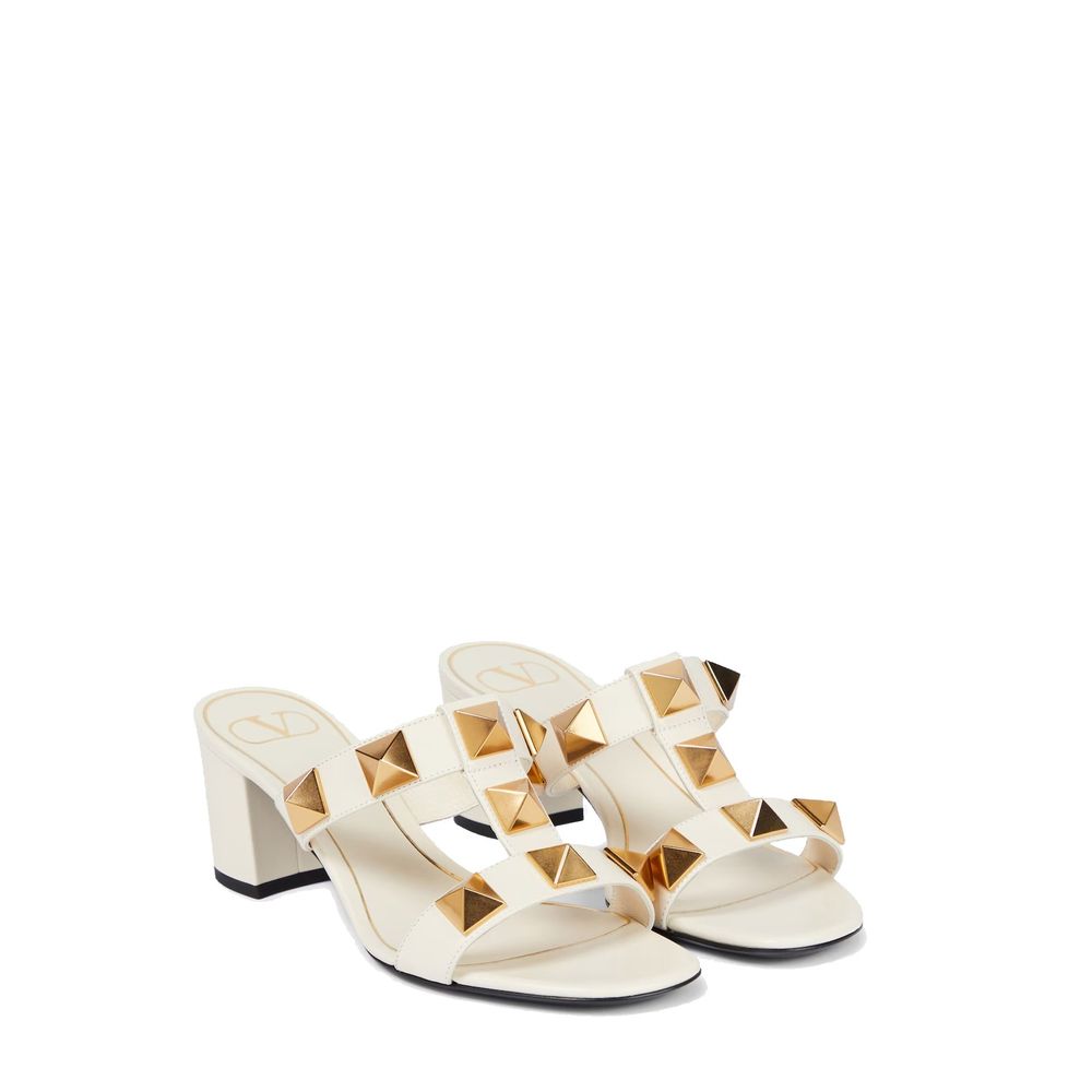 Sandales Roman Stud en cuir noires