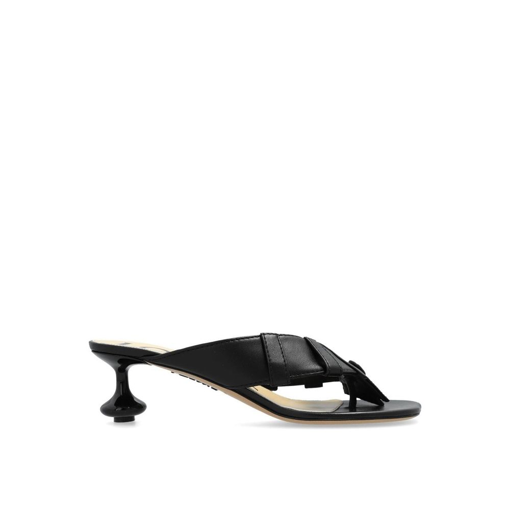 Sandales Toy Panta cuir noires
