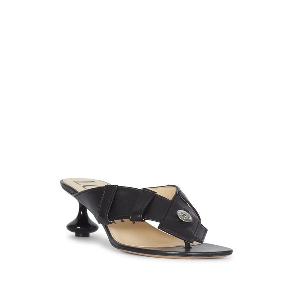 Sandales Toy Panta cuir noires