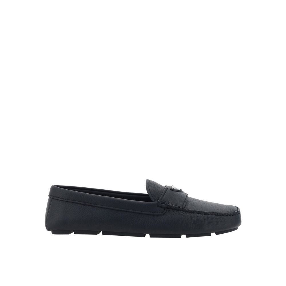 Mocassins Drive en cuir noir