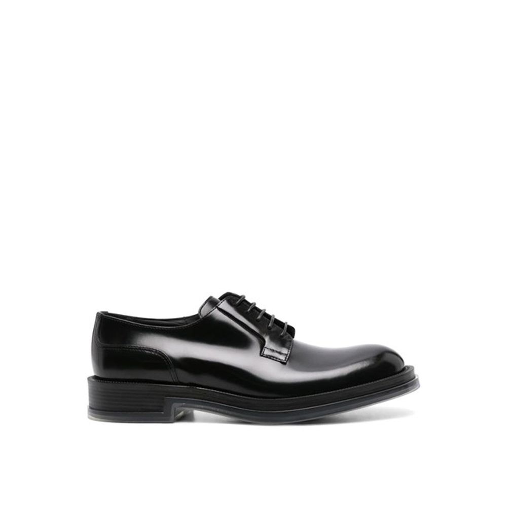 Derbies Alexander McQueen en cuir de veau noir
