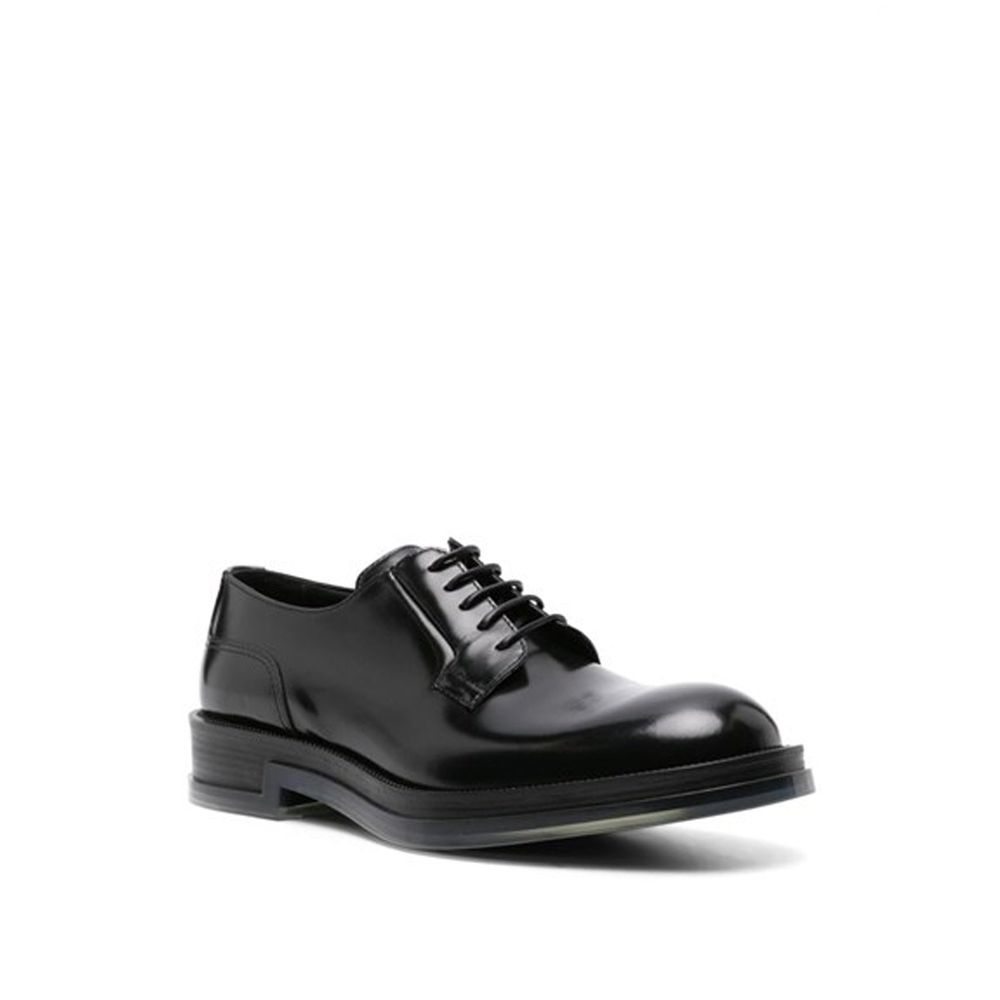 Derbies Alexander McQueen en cuir de veau noir