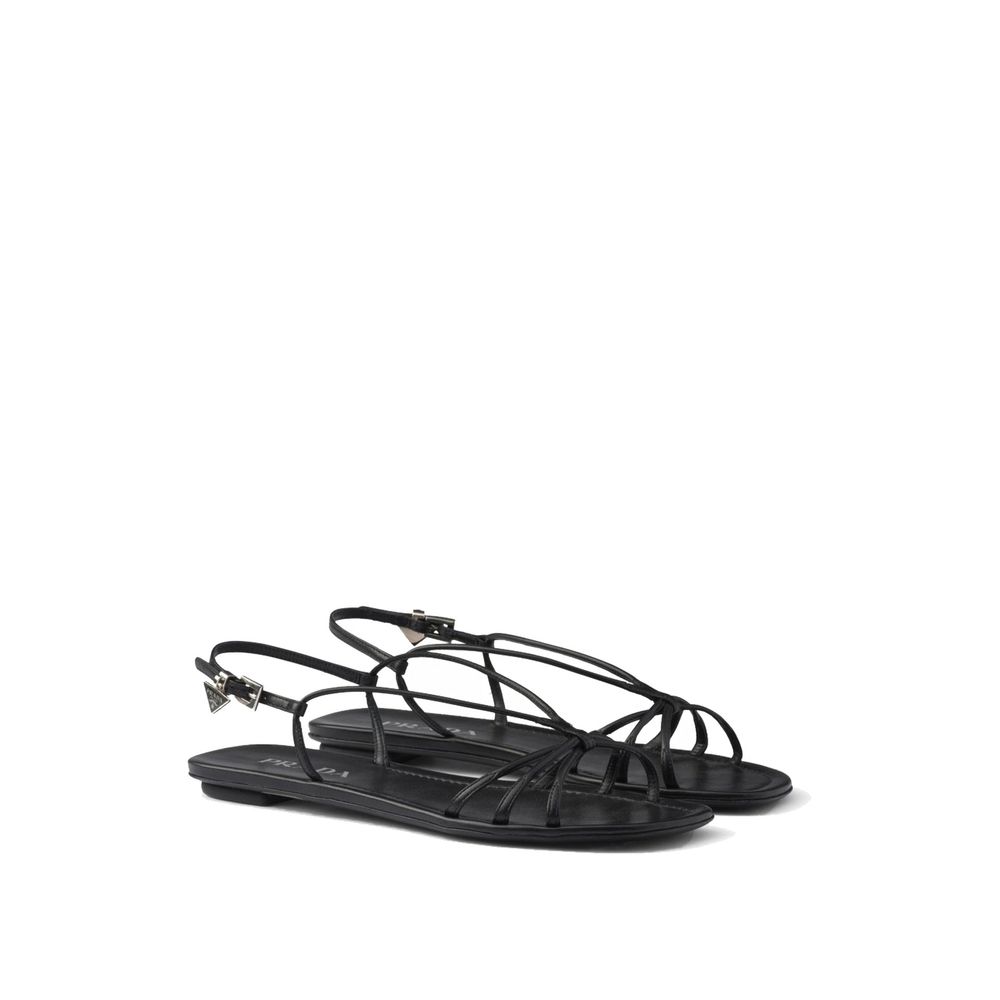 Sandales en cuir italiennes blanches