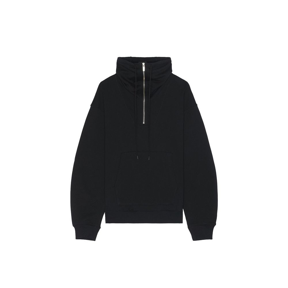 Sweatshirt hommes à col montant gris