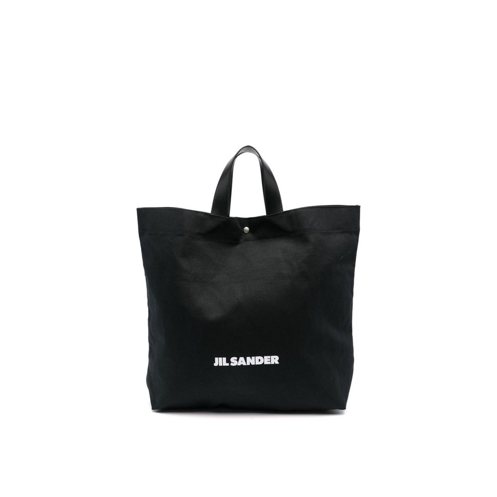 Tote bag Jil Sander logo noirs