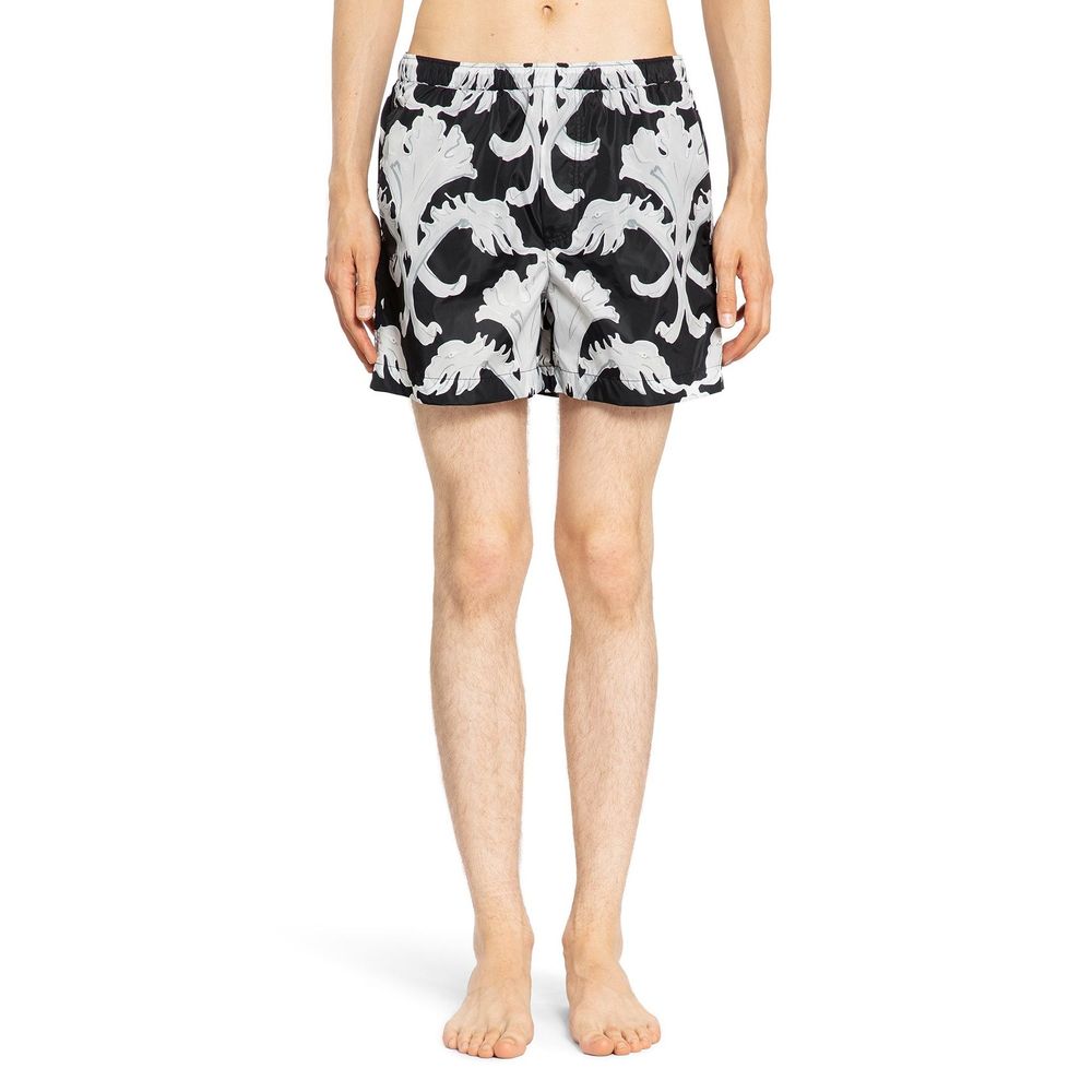 Shorts Metamorphos Wall-Print bleus