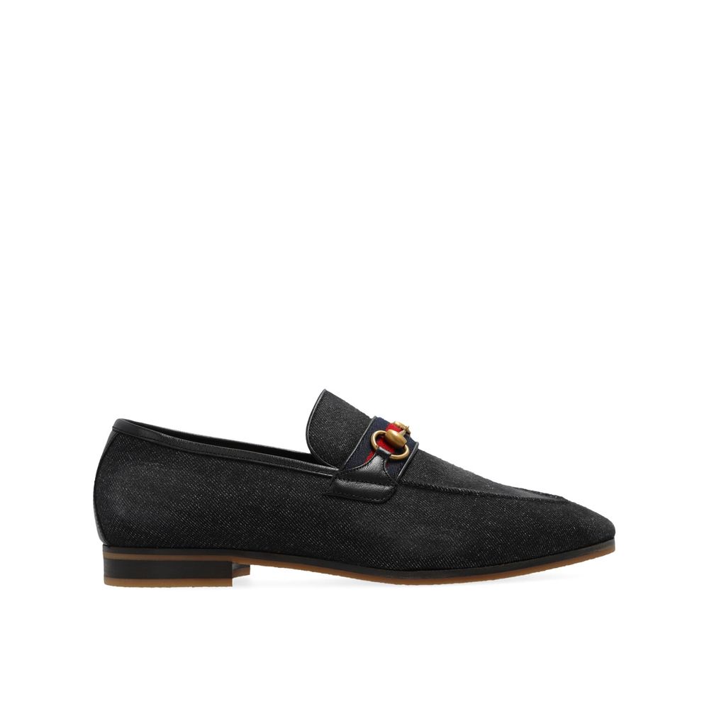 Loafers en denim homme bleus