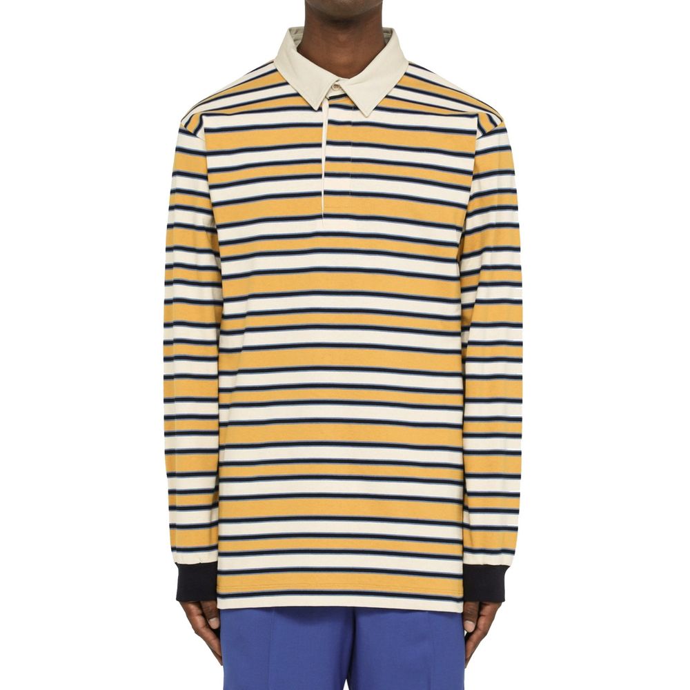 Polo Gucci City rayé bleu