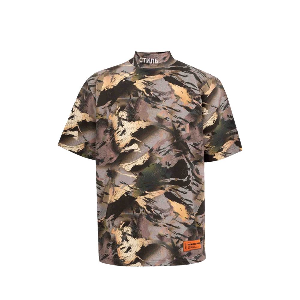 T-shirt Camouflage hommes vert