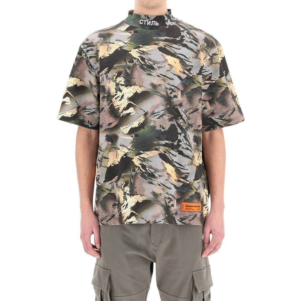 T-shirt Camouflage hommes vert