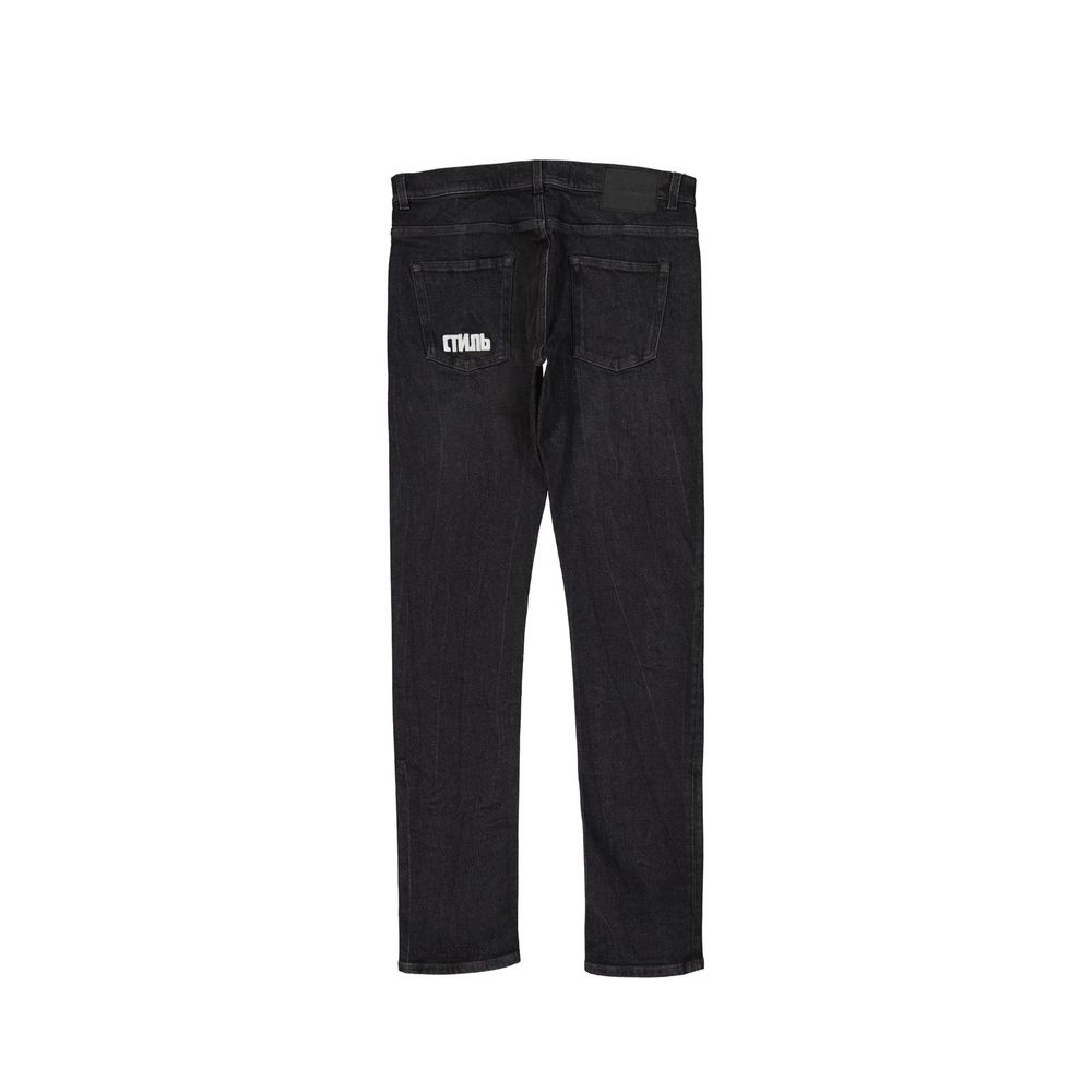 Jeans slim homme en denim bleu