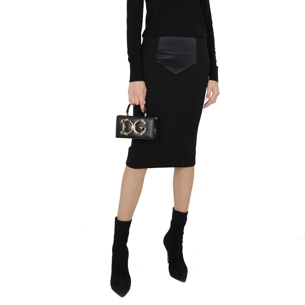 Jupe crayon Made in Italy noire
