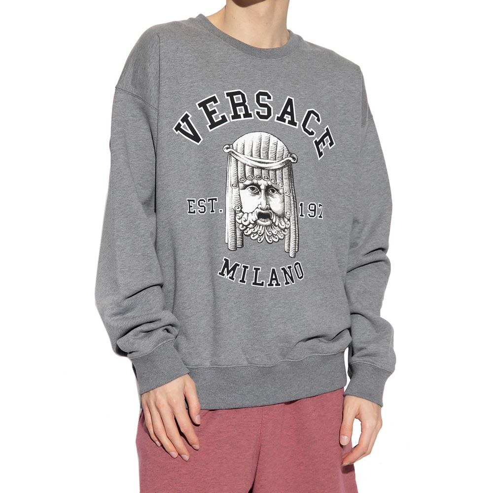Sweatshirt homme Made in Italy gris