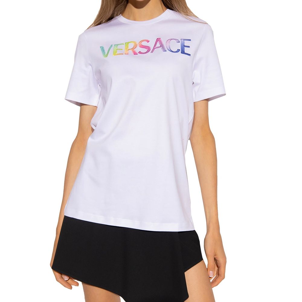 T-shirt Logo coton blanc