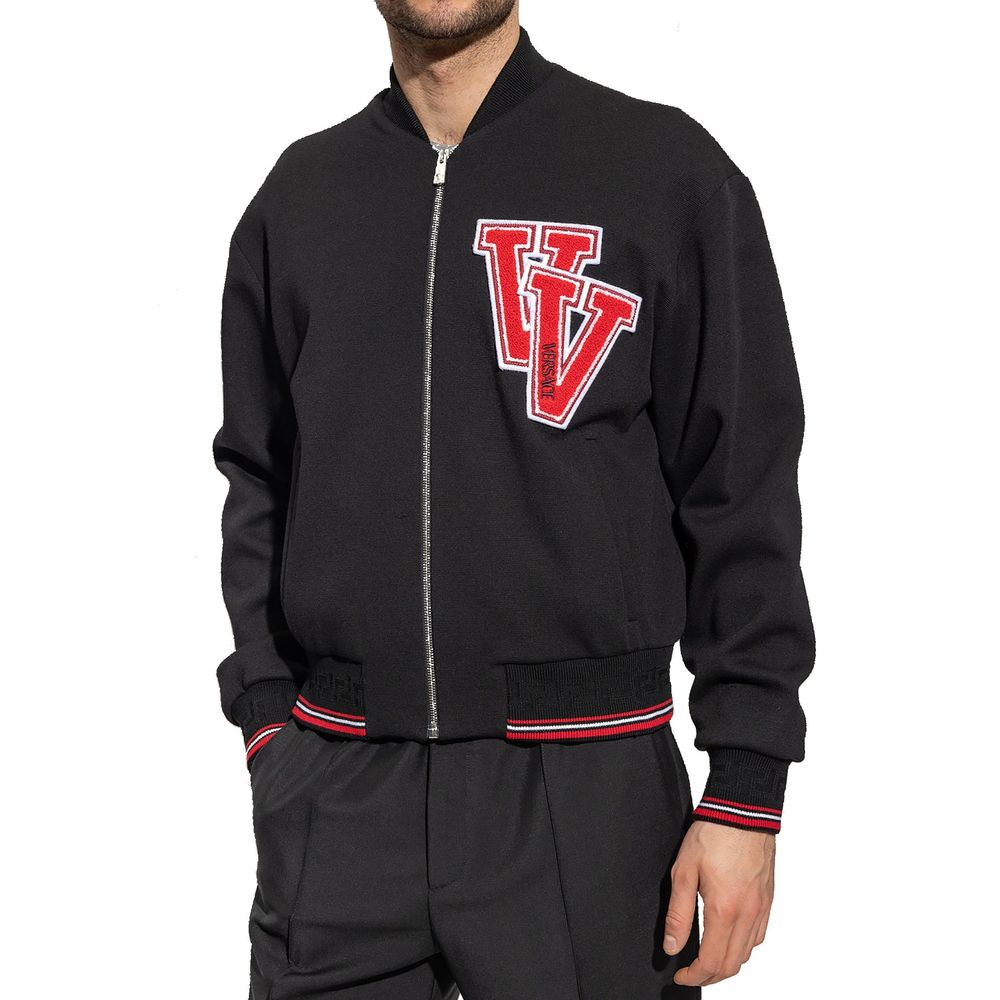 Veste bomber Patch noire