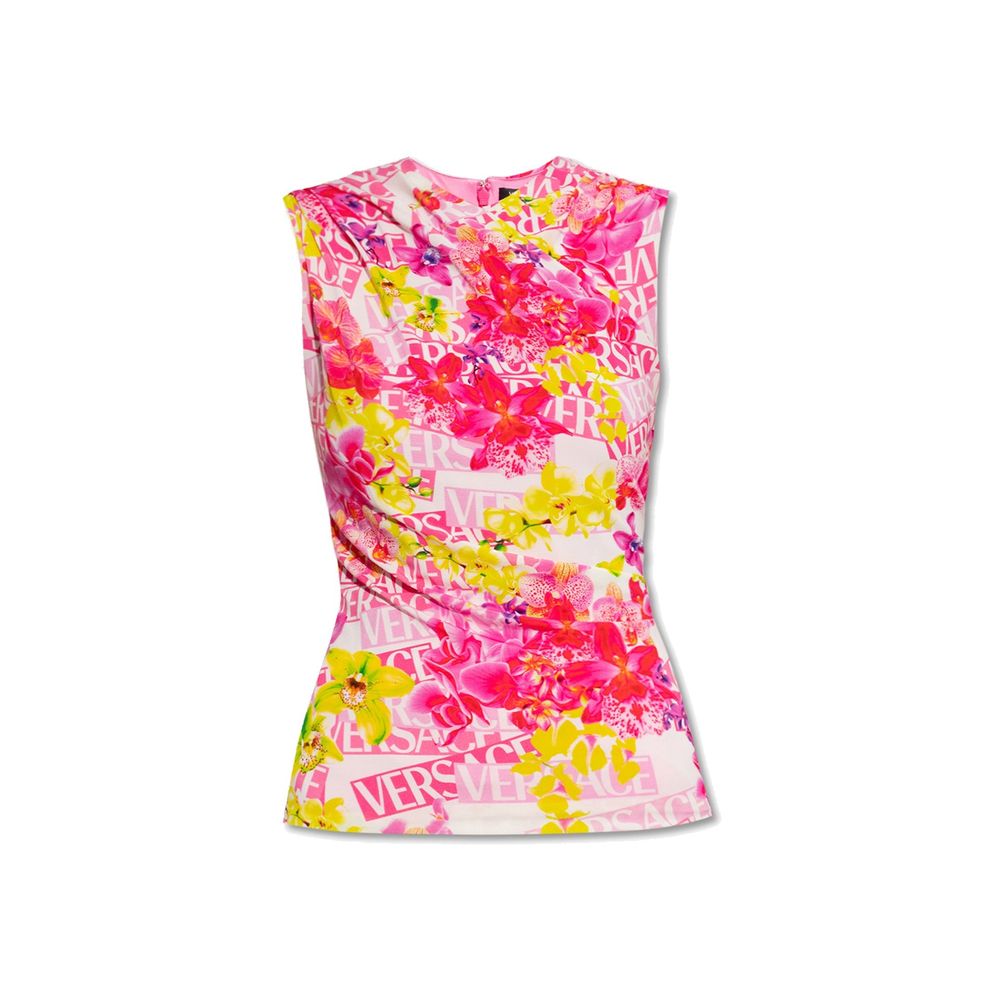 Haut sans manches imprimé femme multicolore