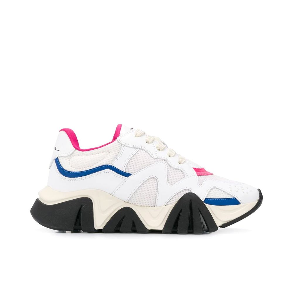 "Baskets Squalo modèles italiennes blanches"