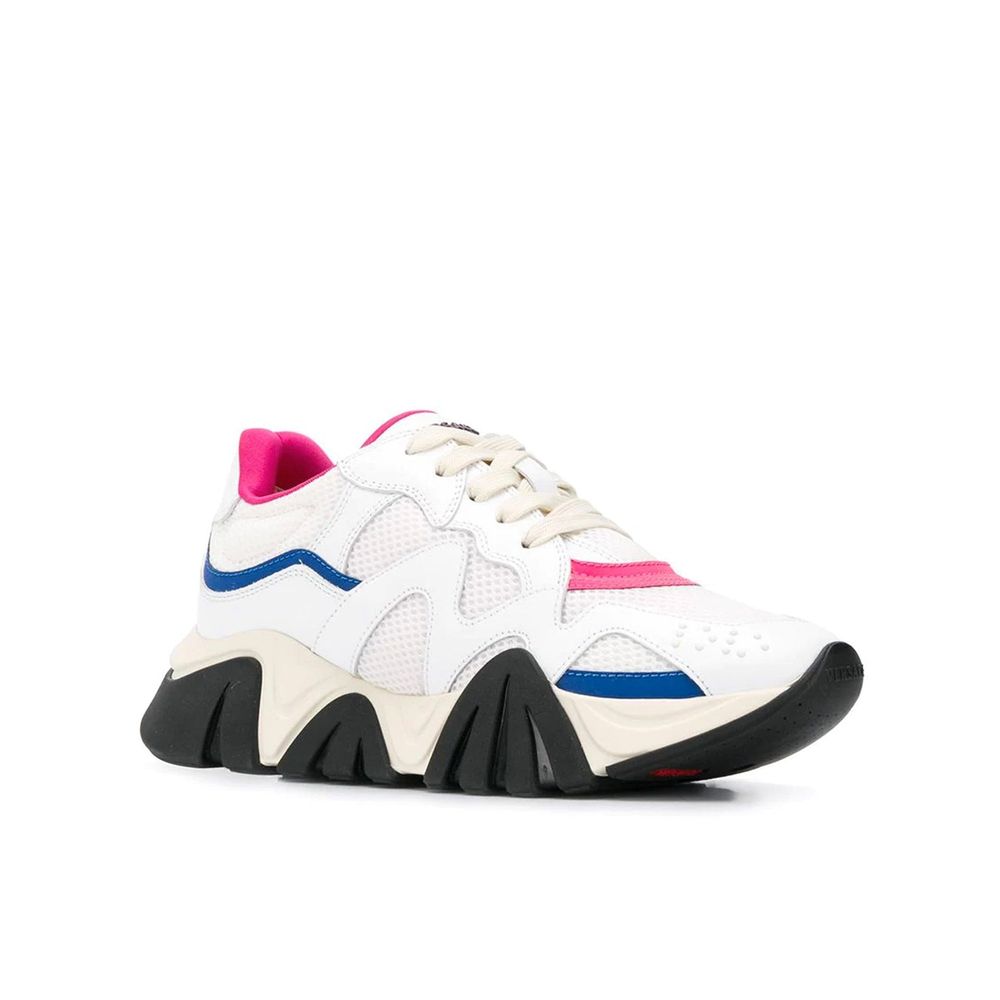 "Baskets Squalo modèles italiennes blanches"