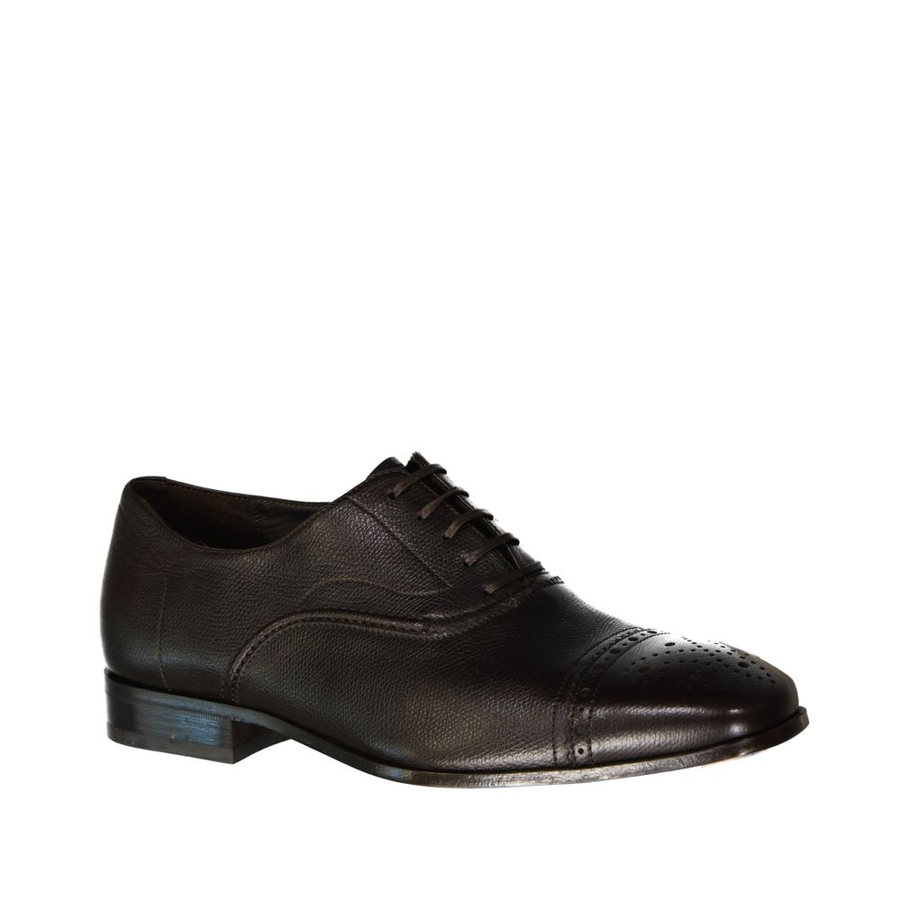 Derbies Lane Lace-Up en cuir noires