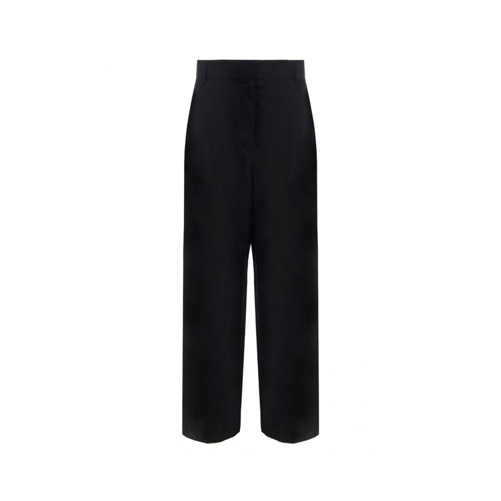 Pantalons en soie et lin beige