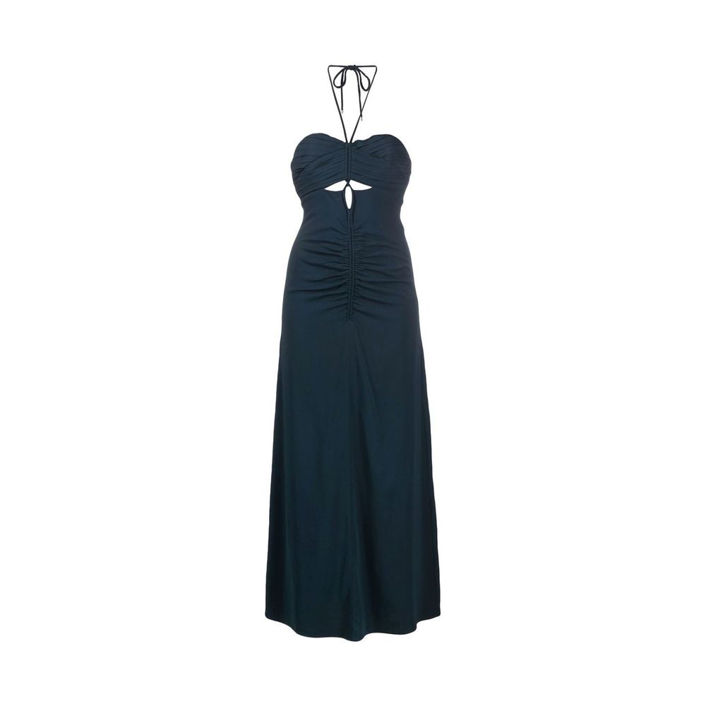 Robe maxi Cut-Out noir